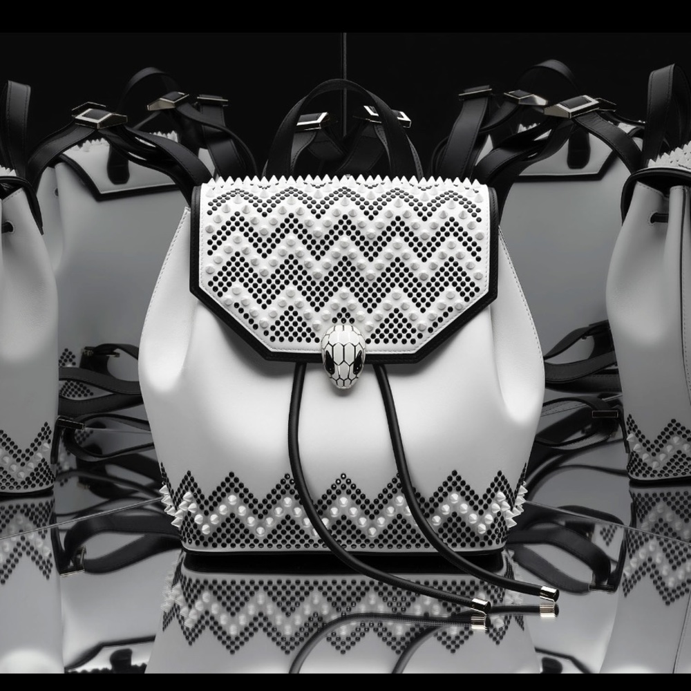 Bvlgari Nicholas Kirkwood White Serpenti Backpack - Picture 8 of 8